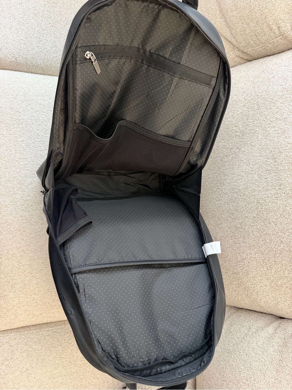 Black Corkcicle Commuter Backpack- Vegan Leather - Picture 3 of 4
